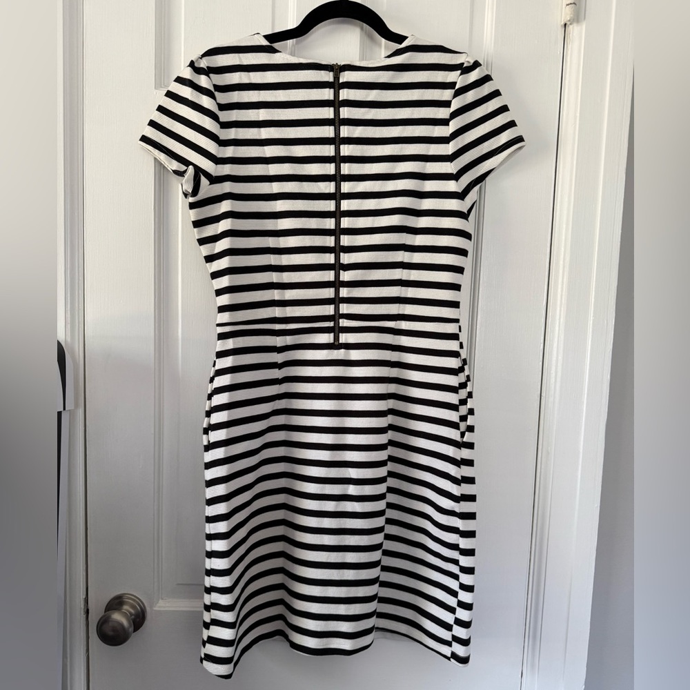 Maison Jules Striped Short Sleeve Dress - Picture 2 of 6